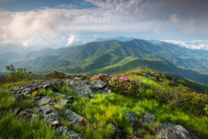 The mountains in the North Carolina High Country, shown from the Eagles Nest community